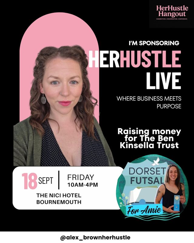 Sharon, Purple Roots, HerHustle Live sponsor