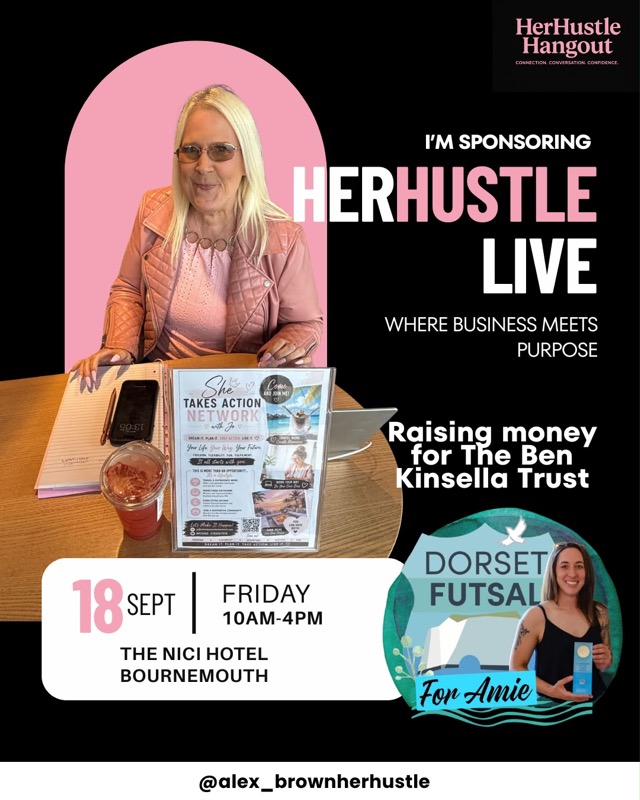 Jo, She Takes Action Network, HerHustle Live sponsor